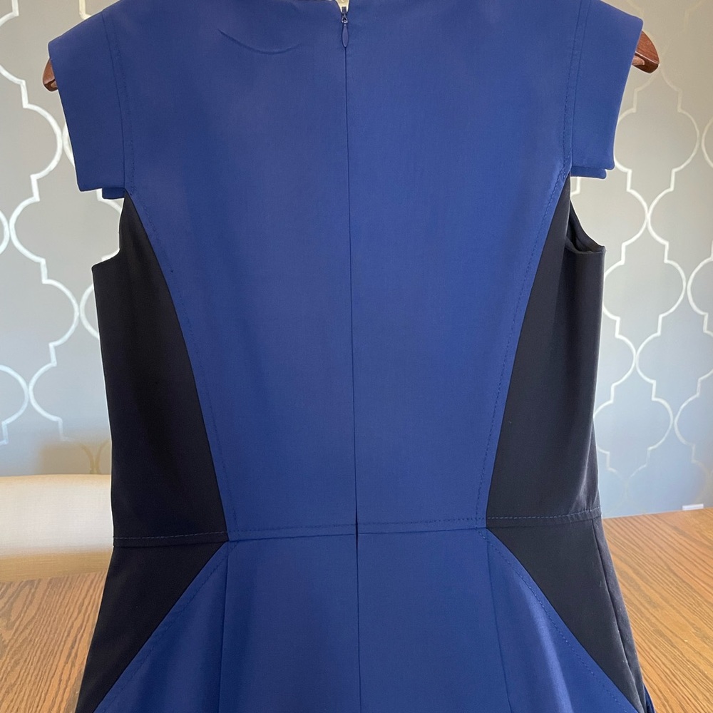 J.Crew Colorblock Sheath Resume Dress in Stretch Italian Wool - Picture 6 of 9